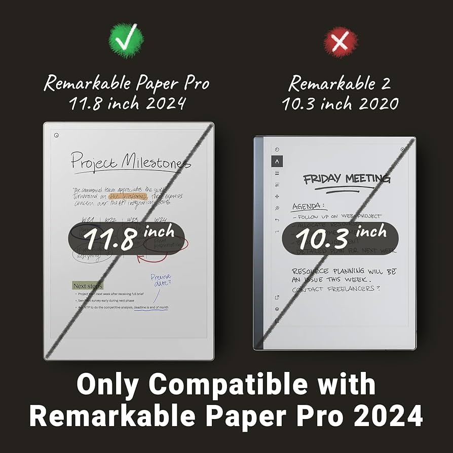 reMarkable Paper Pro ペン&非純正ケース付 Amazon.com : reMarkable Paper Pro Bundle – Includes 11.8